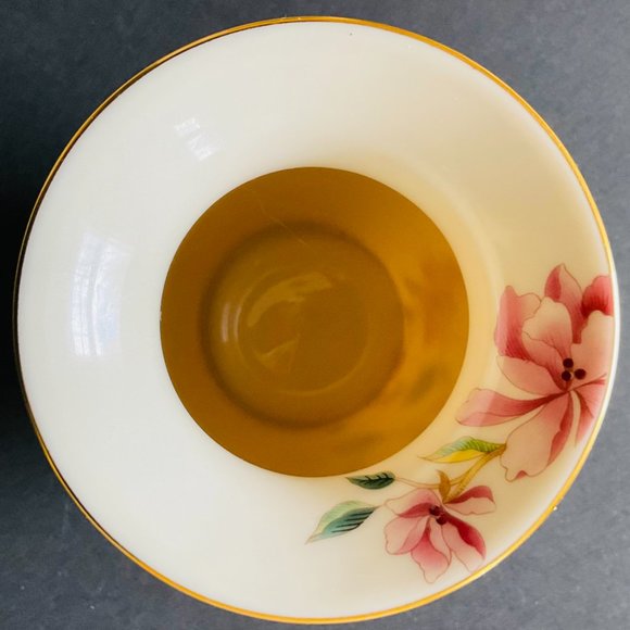 LENOX Vintage "Barrington Collection" Short Vase with Floral EUC - Picture 4 of 8